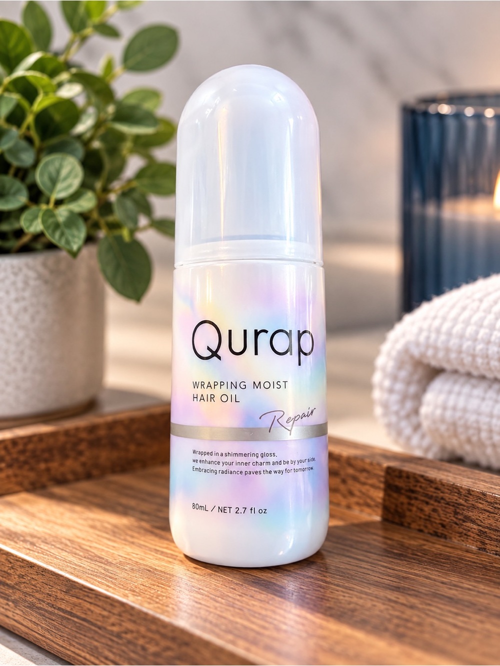 Qurap Wrapping Moist Hair Oil